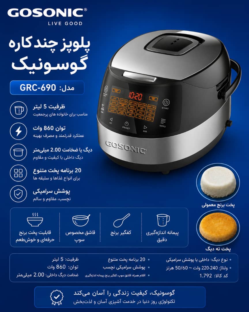 پلوپز گوسونیک مدل690