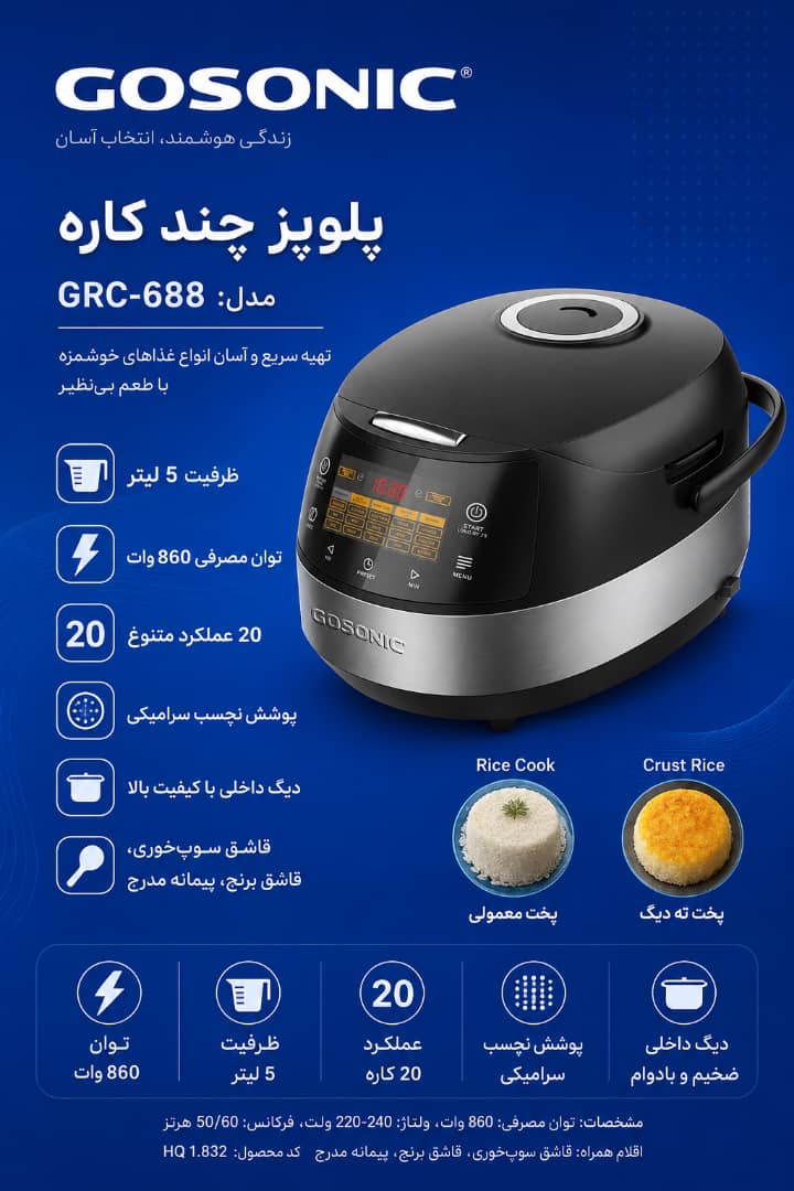 پلوپز688گوسونیکGRC